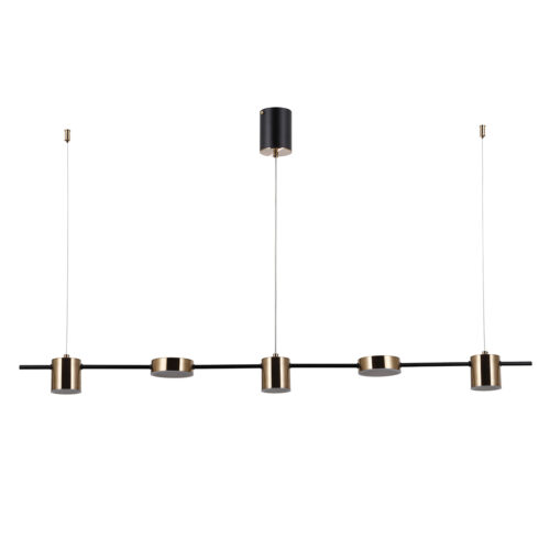 Pendant lamp Lux Remdal – modern pendant lamp in brass and aluminum