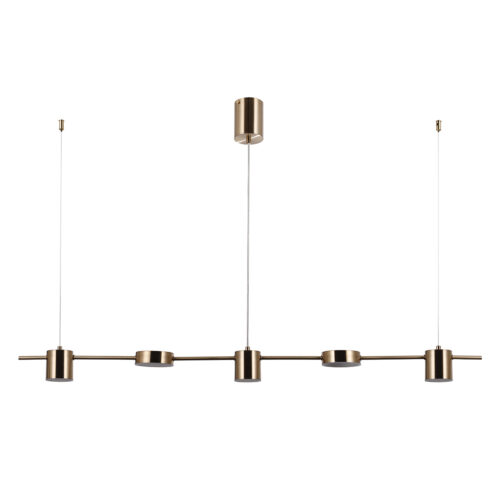 Pendant lamp Lux Remdal – modern pendant lamp in brass and aluminum