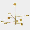 Pendant lamp Lux Remdal – modern pendant lamp in coppery and steel