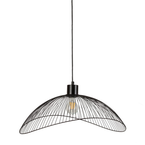 Pendant lamp Lux Nunez – modern pendant lamp in matt black and steel