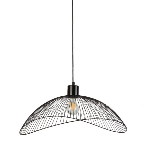 Pendant lamp Lux Nunez – modern pendant lamp in matt black and steel