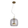 Pendant lamp Lux Caste – modern pendant lamp in gold and metal alloy