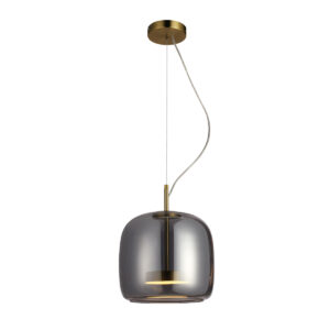 Pendant lamp Lux Caste 10w – modern pendant lamp in gold and metal alloy