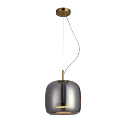 Pendant lamp Lux Caste 10w – modern pendant lamp in gold and metal alloy