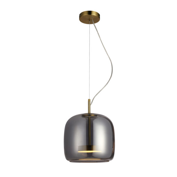 Pendant lamp Lux Caste 10w – modern pendant lamp in gold and metal alloy