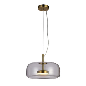 Pendant lamp Lux Caste – modern pendant lamp in gold and metal alloy