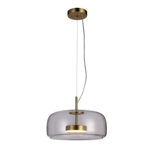 Pendant lamp Lux Caste – modern pendant lamp in gold and metal alloy
