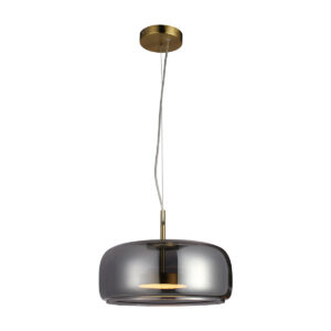 Pendant lamp Lux Caste – modern pendant lamp in gold and metal alloy