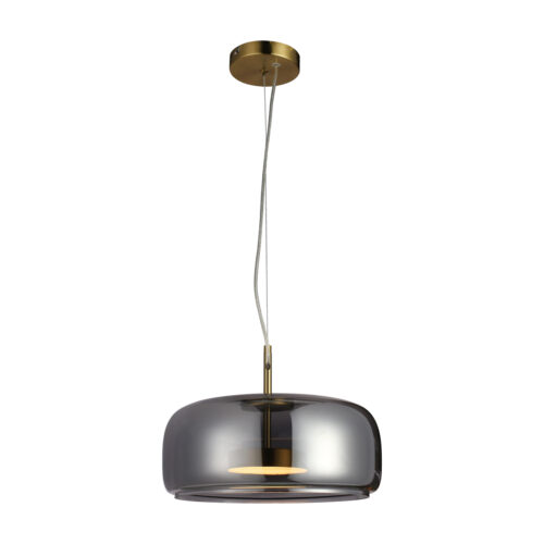 Pendant lamp Lux Caste – modern pendant lamp in gold and metal alloy