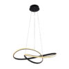 Pendant lamp Lux Consa 40w – modern pendant lamp in black and metal alloy