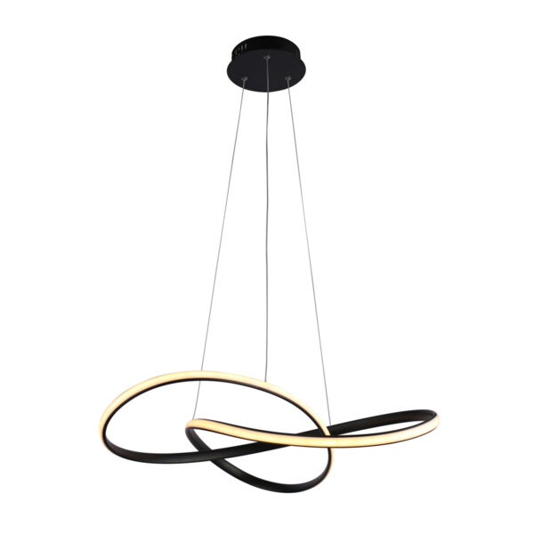 Pendant lamp Lux Consa 40w – modern pendant lamp in black and metal alloy
