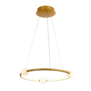 Pendant lamp Lux Lozanna – modern pendant lamp in antique bronze and steel