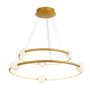 Pendant lamp Lux Lozanna 86w – modern pendant lamp in antique bronze and steel