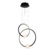 Pendant lamp Lux Lozanna – modern pendant lamp in black