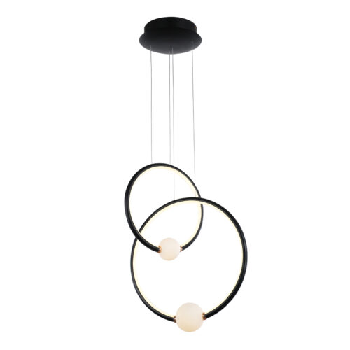 Pendant lamp Lux Lozanna – modern pendant lamp in black