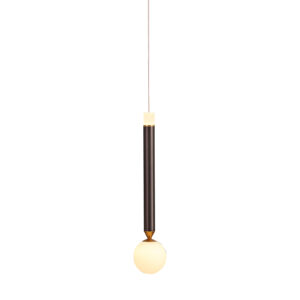 Pendant lamp Lux Laon 6w – modern pendant lamp in coffee and aluminum