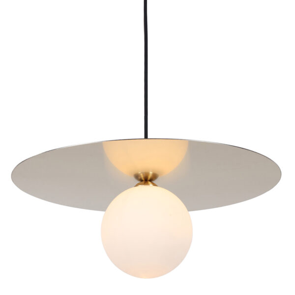 Pendant lamp Lux Spoletto – modern pendant lamp in gold and aluminium