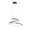 Pendant lamp Lux Lorila 60w – modern pendant lamp in black and steel