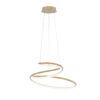Pendant lamp Lux Lorila – modern pendant lamp in gold and steel