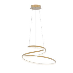 Pendant lamp Lux Lorila – modern pendant lamp in gold and steel