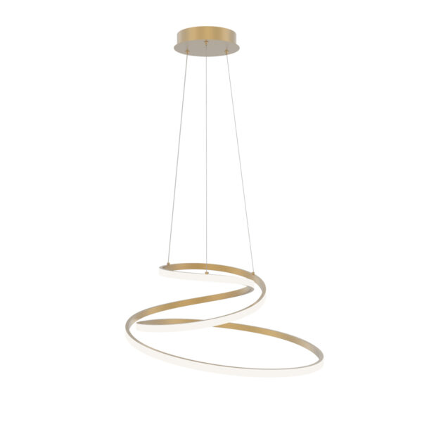 Pendant lamp Lux Lorila – modern pendant lamp in gold and steel