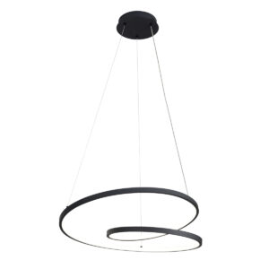 Pendant lamp Lux Reina – modern pendant lamp in black and steel
