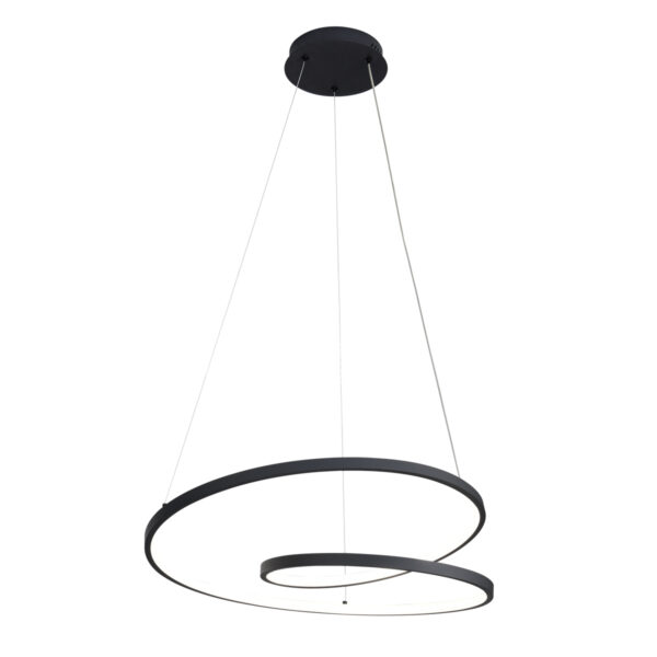 Pendant lamp Lux Reina – modern pendant lamp in black and steel