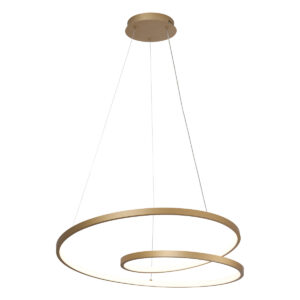 Pendant lamp Lux Reina – modern pendant lamp in gold and steel