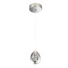 Pendant lamp Lux Huelto – modern pendant lamp in chrome and steel