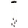 Pendant lamp Lux Huelto 24w – modern pendant lamp in chrome and steel