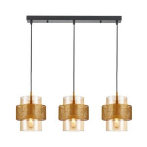 Pendant lamp Lux Vinoti 40w – modern pendant lamp in amber