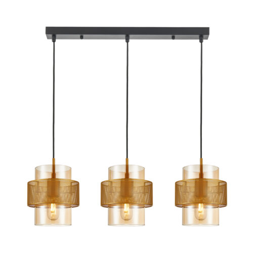 Pendant lamp Lux Vinoti 40w – modern pendant lamp in amber