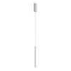 Pendant lamp Lux Valdes – modern pendant lamp in white and steel