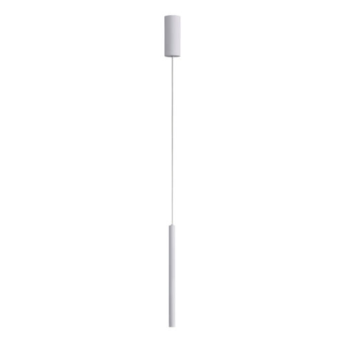 Pendant lamp Lux Valdes – modern pendant lamp in white and steel