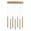Pendant lamp Lux Valdes – modern pendant lamp in gold and steel