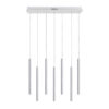 Pendant lamp Lux Valdes 35w – modern pendant lamp in white and steel