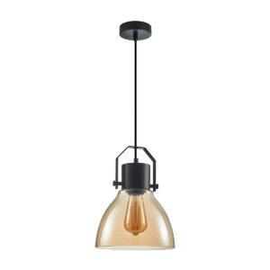 Pendant lamp Lux Darlena 40w – modern pendant lamp in black and steel