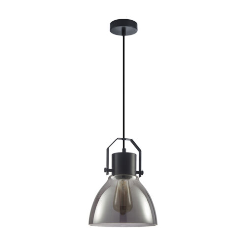 Pendant lamp Lux Darlena – modern pendant lamp in black and steel