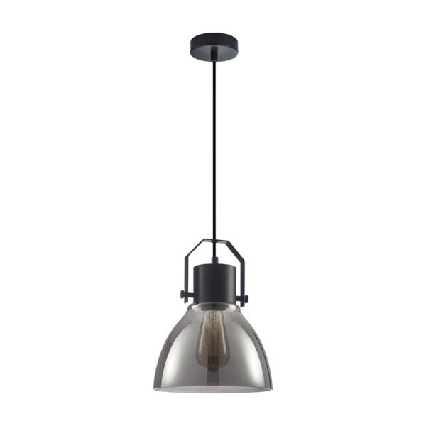 Pendant lamp Lux Darlena – modern pendant lamp in black and steel