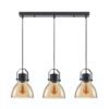 Pendant lamp Lux Darlena – modern pendant lamp in black and steel