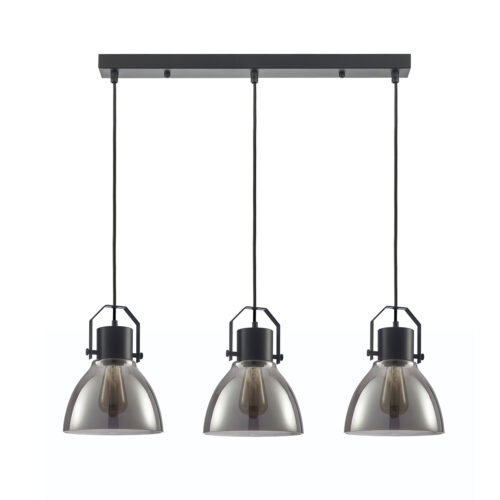 Pendant lamp Lux Darlena – modern pendant lamp in black and steel