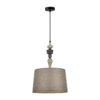 Pendant lamp Lux Nerom – modern pendant lamp in matt black and metal