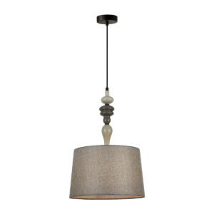 Pendant lamp Lux Nerom – modern pendant lamp in matt black and metal
