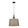 Pendant lamp Lux Nerom 60w – modern pendant lamp in matt black and metal