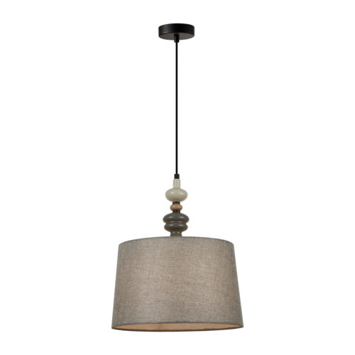 Pendant lamp Lux Nerom 60w – modern pendant lamp in matt black and metal