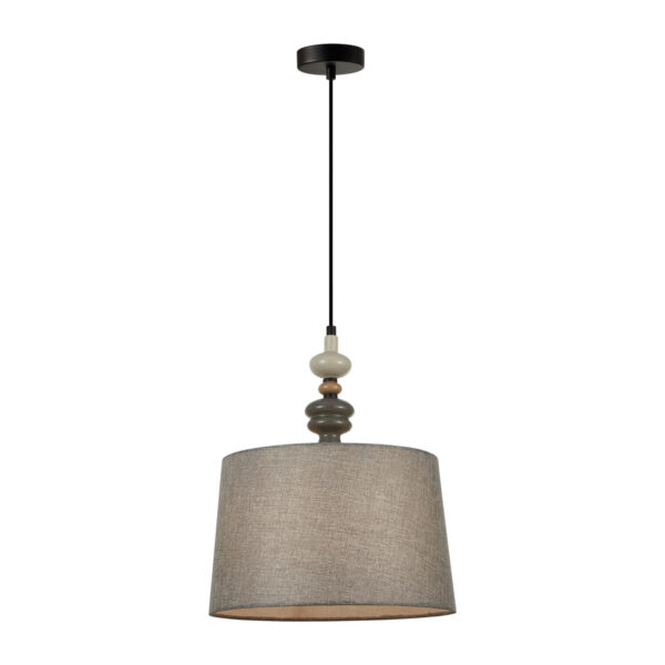 Pendant lamp Lux Nerom 60w – modern pendant lamp in matt black and metal