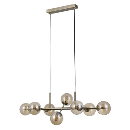 Pendant lamp Lux Erimida – modern pendant lamp in antique bronze and steel