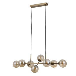 Pendant lamp Lux Erimida 5w – modern pendant lamp in honey brass and steel