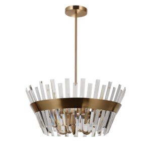 Pendant lamp Lux Altoya 40w – modern pendant lamp in honey brass and steel