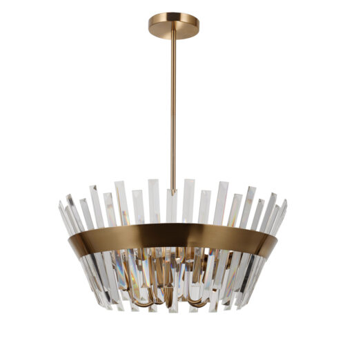 Pendant lamp Lux Altoya 40w – modern pendant lamp in honey brass and steel